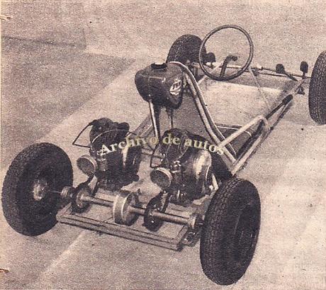Kart de dos motores de dos tiempos fabricados por BYMA en 1961