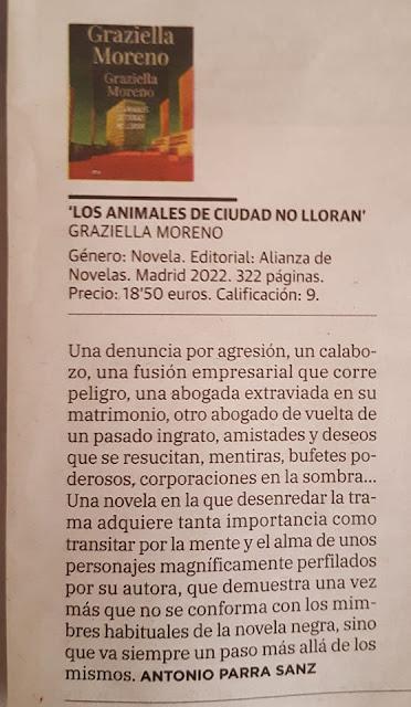 LOS ANIMALES DE CIUDAD NO LLORAN - GRAZIELLA MORENO