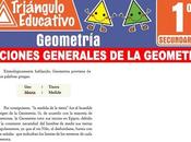 Nociones Generales Geometría para Primero Secundaria