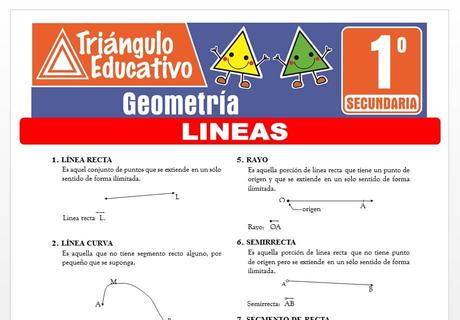 Líneas para Primero de Secundaria Líneas para Primero de Secundaria