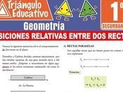 Posiciones Relativas entre Rectas para Primero Secundaria