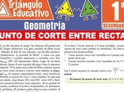 Punto Corte entre Rectas para Primero Secundaria