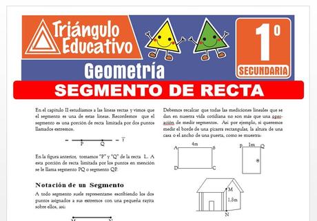Segmento de Recta para Primero de Secundaria Segmento de Recta para Primero de Secundaria