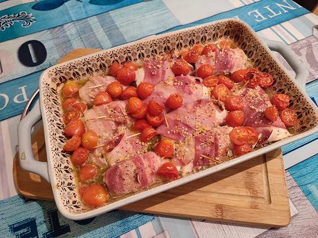 Involtini de pollo con tapenade by Aliter Dulcia