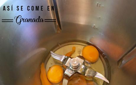 Pastel de almendra y naranja