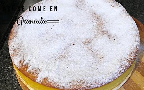 Pastel de almendra y naranja