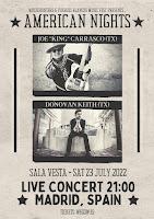 Concierto Joe Carrasco y Donovan Keith en Sala Vesta