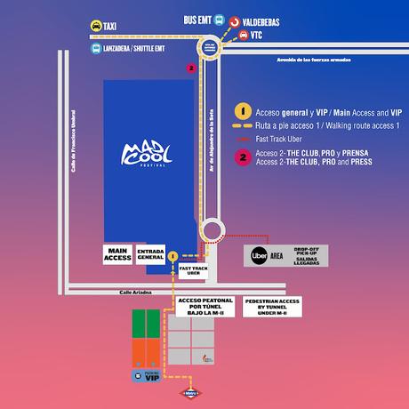 Acceso Mad Cool 2022