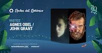 Concierto de Agnes Obel y John Grant en las Noches del Botánico