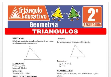 Triángulos para Segundo de Secundaria Triángulos para Segundo de Secundaria