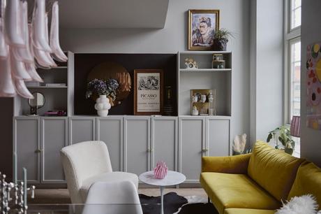 delikatissen ventanas guillotina scandinavian apartment scandi modern scandi elegant interiors muebles de diseño interior duplex escalera duplex distribución duplex decoración integrada duplex ático nórdico  