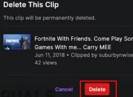 Cómo eliminar clips en Twitch Cómo eliminar clips en Twitch