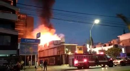 incendio en local de avenida carranza