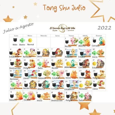 Tong Shu de Julio 2022