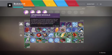 Cómo obtener y usar los módulos de actualización en Destiny 2