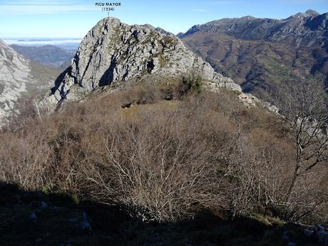 Las Agüeras-Villaorille/Viḷḷuriche-La Cueva la Canal-Picu Mayor-La Furacá