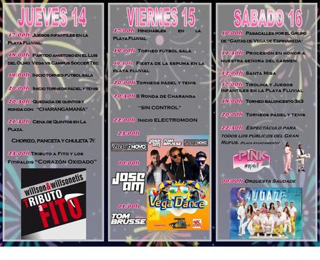 Fiestas del Carmen en Vega de Espinareda. Del 14 al 17 de julio. Programa de actividades 25