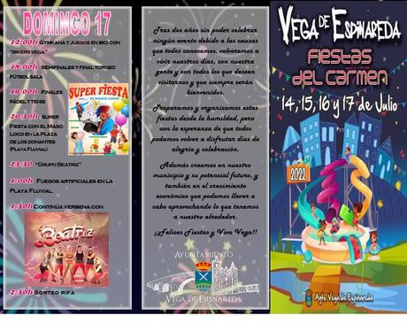 Fiestas del Carmen en Vega de Espinareda. Del 14 al 17 de julio. Programa de actividades 24