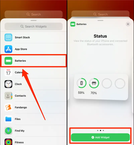 Cómo verificar la batería de AirPods en iPhone Cómo verificar la batería de AirPods en iPhone