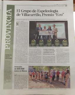 De nuevo salimos en prensa y radio