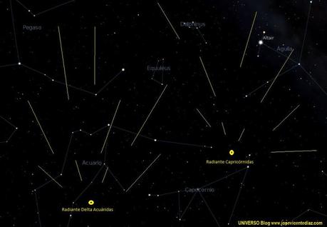 Espectaculares lluvias de meteoros a finales de julio Espectaculares lluvias de meteoros a finales de julio