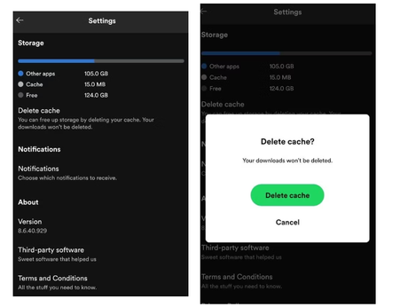 Cómo borrar el caché de Spotify Cómo borrar el caché de Spotify