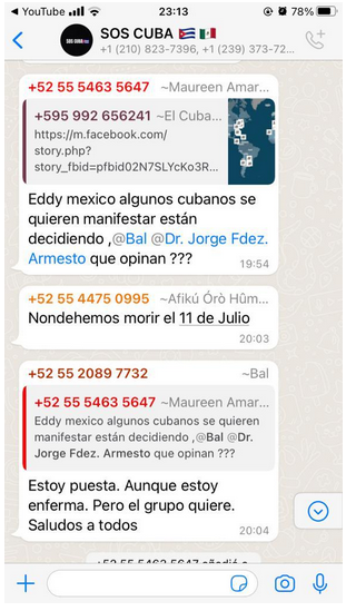 A un año del 11 de julio en #Cuba, manifestaciones en el mundo A un año del 11 de julio en #Cuba, manifestaciones en el mundo