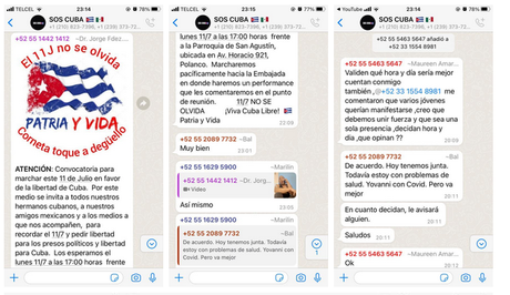 A un año del 11 de julio en #Cuba, manifestaciones en el mundo A un año del 11 de julio en #Cuba, manifestaciones en el mundo