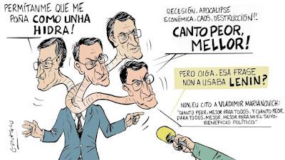 Feijóo se lamenta de “la profundísima crisis económica” … Y la siesta española.