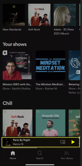 Cómo repetir una canción en Spotify en un dispositivo móvil Cómo repetir una canción en Spotify en un dispositivo móvil