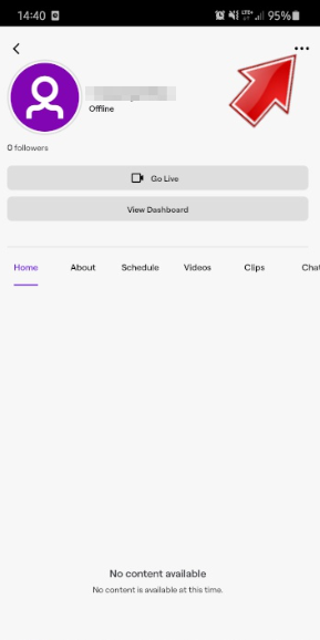 Cómo cerrar sesión en Twitch en Android