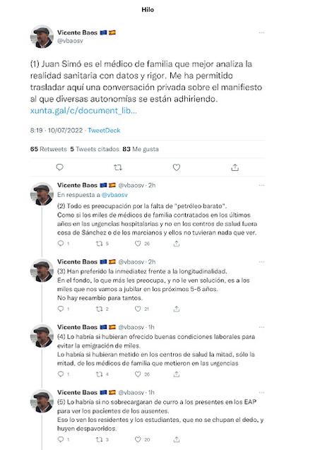 Vicente Baos y Juan Simó te cuentan qué se cuece en Atención Primaria. Vicente Baos y Juan Simó te cuentan qué se cuece en Atención Primaria.
