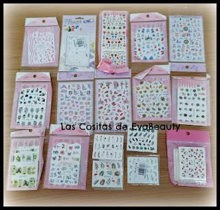 pegatinas para uñas, uñas, nails, Aliexpress, compras, haul, low cost, beautyblogger, microinfluencers, blog de belleza
