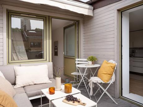 delikatissen terrazas nórdicas terrazas apartamentos terrace decor salones de exterior outldoors livingroom outdoors sofá decoracion terrazas piso decoración sencilla exterior  