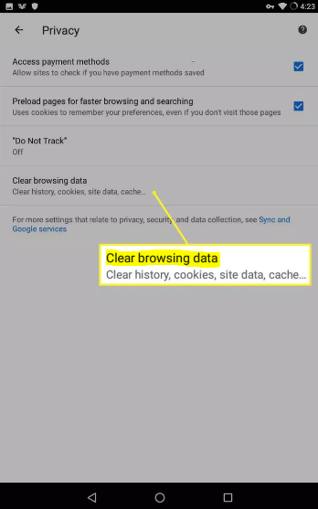 Cómo eliminar el historial de búsqueda de Chrome en Android Cómo eliminar el historial de búsqueda de Chrome en Android