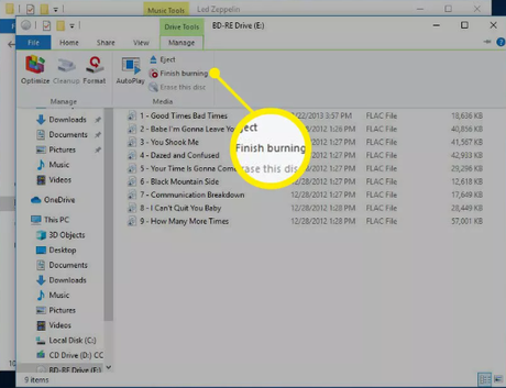 Cómo grabar un CD de música en Windows