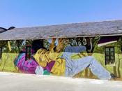 Grafitti dedicado Camino Olvidado recibe visitantes Cabañas Raras