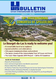 Un artículo nuestro en el Boletín de la Union International of Speleology (UIS)