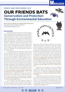 Un artículo nuestro en el Boletín de la Union International of Speleology (UIS)