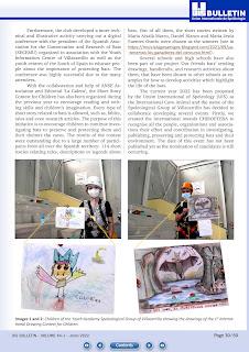 Un artículo nuestro en el Boletín de la Union International of Speleology (UIS)