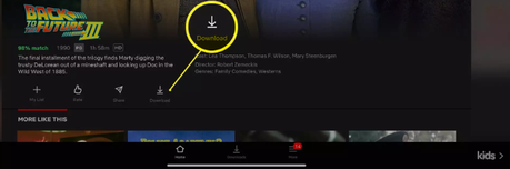 Cómo descargar películas de Netflix en iPad