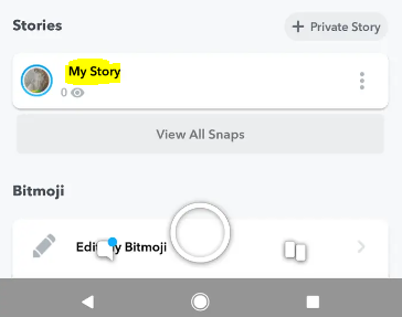 Cómo eliminar una historia de Snapchat
