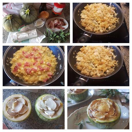 Calabacines luna rellenos Calabacines luna rellenos