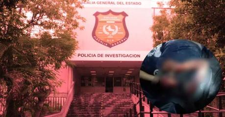 Abandonan cabeza humana  frente al edificio de la Policía de Investigación