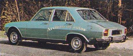 Peugeot 504 presentado en Francia en el año 1968