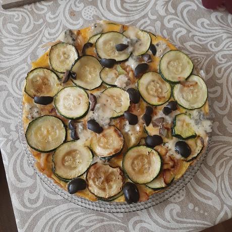 FRITTATA DE CALABACIN Y GORGONZOLA