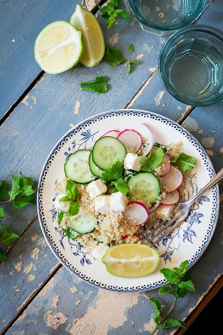 ENSALADA DE QUINOA Y FETA