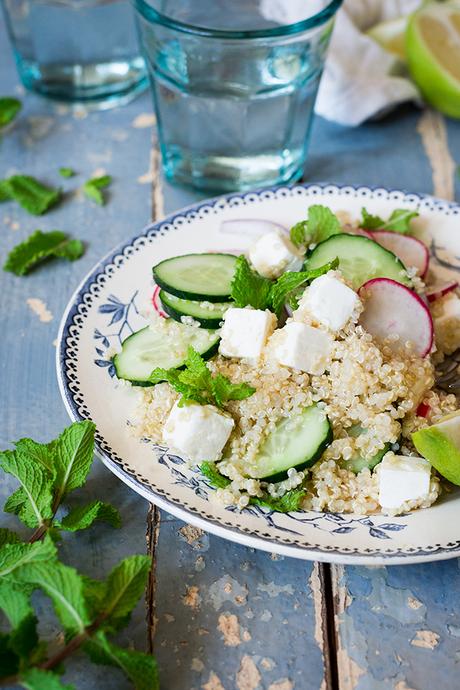 ENSALADA DE QUINOA Y FETA