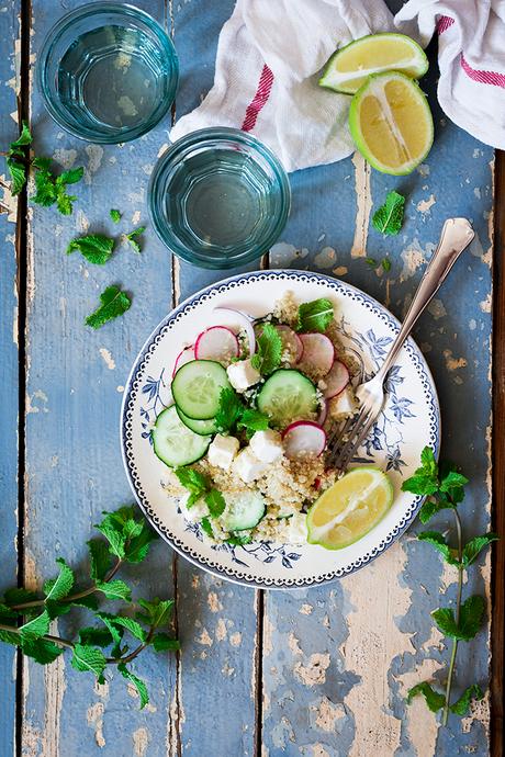 ENSALADA DE QUINOA Y FETA