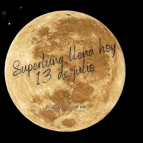 Superluna llena de Julio